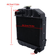 DURAFORCE Radiator For Kubota B6100,B7100 B6100HST-E & B7100HST-DT,15553-72060 Aluminum