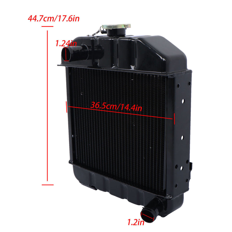DURAFORCE Radiator For Kubota B6100,B7100 B6100HST-E & B7100HST-DT,15553-72060 Aluminum