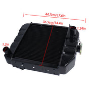DURAFORCE Radiator For Kubota B6100,B7100 B6100HST-E & B7100HST-DT,15553-72060 Aluminum