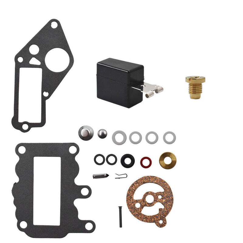 DURAFORCE New Carb Kit w/Float For Johnson Evinrude Outboard 9.5 BRP/OMC Carburetor 382048