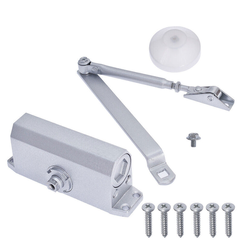 DURAFORCE Aluminum Door Closer Two Independent Valves Control Sweep 25-45KG 2PCS NEW