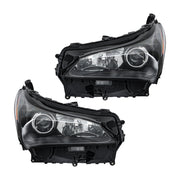 DURAFORCE Left+Right Headlight For 2015-2017 Lexus NX200t NX300h NX300 LED+Halogen