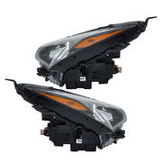 DURAFORCE Left+Right Headlight For 2015-2017 Lexus NX200t NX300h NX300 LED+Halogen