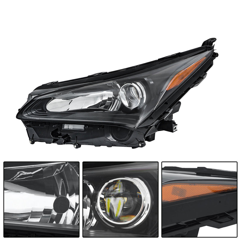 DURAFORCE Left+Right Headlight For 2015-2017 Lexus NX200t NX300h NX300 LED+Halogen