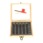 DURAFORCE 5 Pcs 1/2" Carbide Indexable Turning Tool Lathe Bit With Carbide Inserts Tool