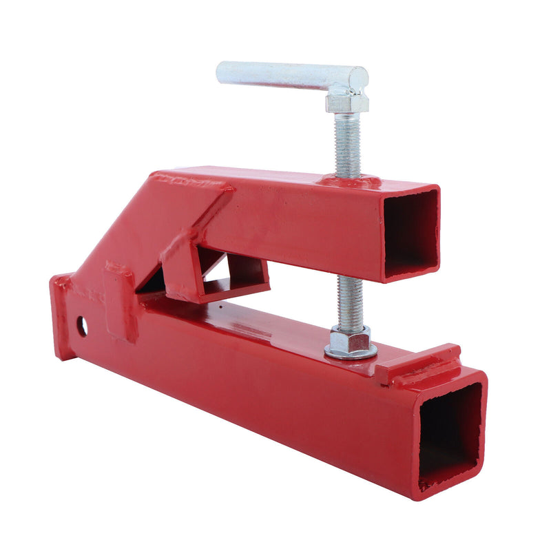 DURAFORCE Clamp On Trailer Hitch 2" Ball Mount Receiver for Bucket Bobcat Trailer Tractor