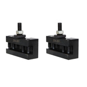 DURAFORCE 2Pcs BXA #1 250-201 Quick Change Tool Post Holder Turning & Facing Lathe