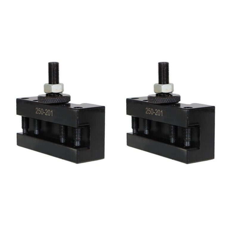 DURAFORCE 2Pcs BXA #1 250-201 Quick Change Tool Post Holder Turning & Facing Lathe