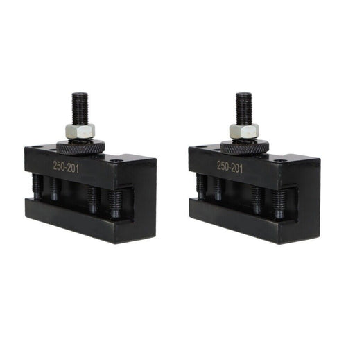DURAFORCE 2Pcs BXA #1 250-201 Quick Change Tool Post Holder Turning & Facing Lathe