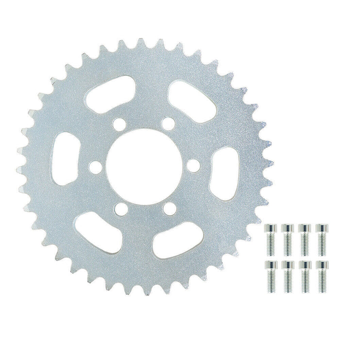 DURAFORCE #35 Chain 40T Tooth Rear Sprocket 6 holes for Mini Bike Go Kart Quad atv trike