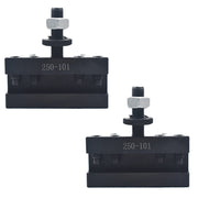 DURAFORCE AXA #1 Quick Change 250-101 Tool Post Turning & Facing Holder 2PCS