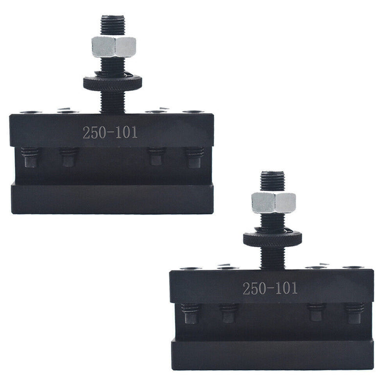 DURAFORCE AXA #1 Quick Change 250-101 Tool Post Turning & Facing Holder 2PCS