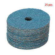 DURAFORCE 24 Grit 5" x 7/8" Zirconia Resin Fiber Grinding And Sanding Discs 25 Pieces