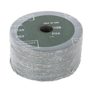 DURAFORCE 24 Grit 5" x 7/8" Zirconia Resin Fiber Grinding And Sanding Discs 25 Pieces