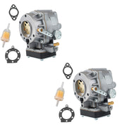 DURAFORCE 2× Carburetor Fits For Briggs & Stratton Opposed Twin 16.5HP 42A707 4 Screw Pump