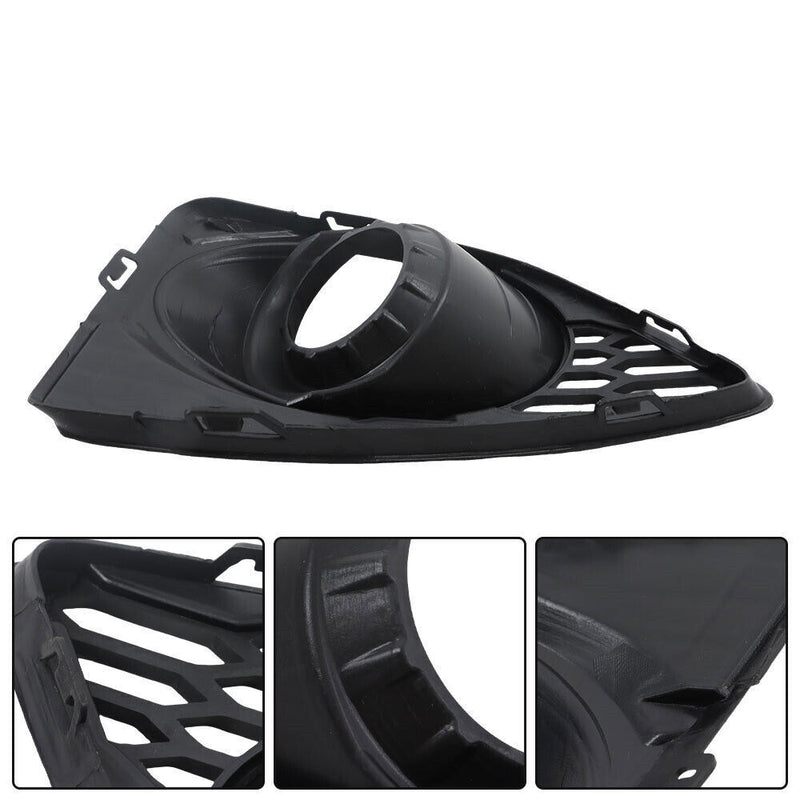 DURAFORCE Front Fog Light Trim+Fog Light Bezel For 2010-2012 Ford Fusion Set of 4