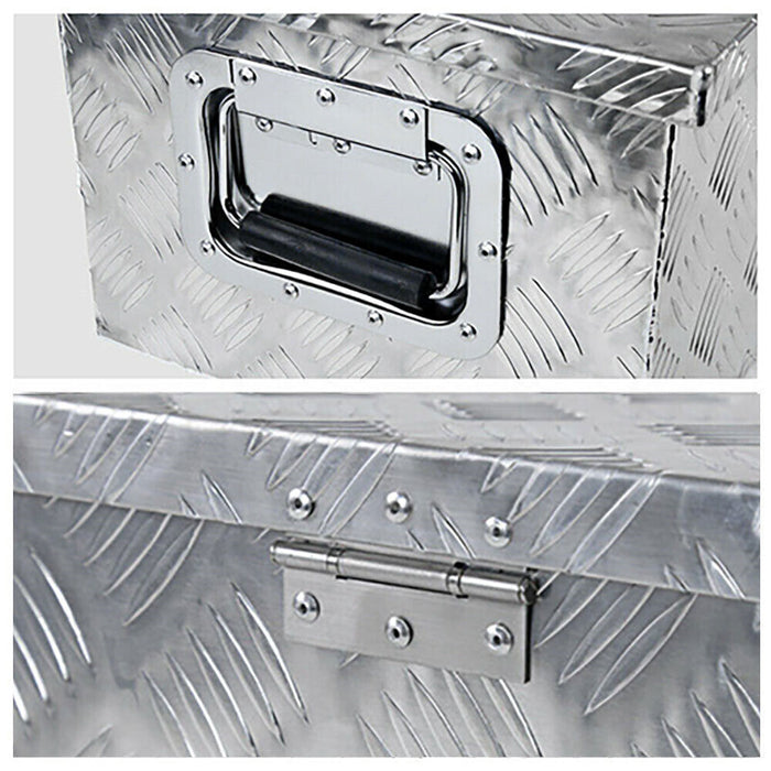 DURAFORCE 30"x13"x10" Aluminum Trailer Tongue Tool Box Truck Pickup Bed Storage