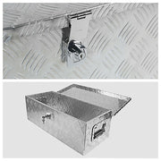 DURAFORCE 30"x13"x10" Aluminum Trailer Tongue Tool Box Truck Pickup Bed Storage