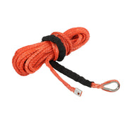 DURAFORCE 5/16"x50' 12000LBS Synthetic Winch Rope Line Recovery Cable For ATV UTV w/Sheath