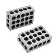 DURAFORCE High Precision 1-2-3 Blocks 23 Holes .0002" Machinist 123 Jig 1 Matched Pair