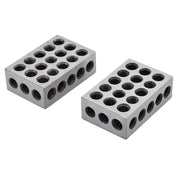 DURAFORCE High Precision 1-2-3 Blocks 23 Holes .0002" Machinist 123 Jig 1 Matched Pair
