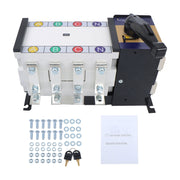 DURAFORCE ATS 400A 4 Poles 110V 220V Grid to AC Generator Automatic Transfer Switch