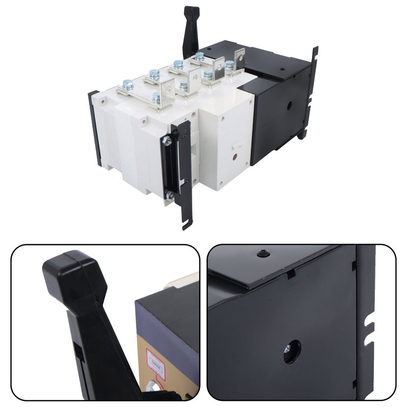 DURAFORCE ATS 400A 4 Poles 110V 220V Grid to AC Generator Automatic Transfer Switch