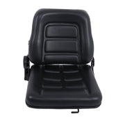 DURAFORCE Forklift Tractor Seat Adjustable Backrest Slide PVC Leather Suspension