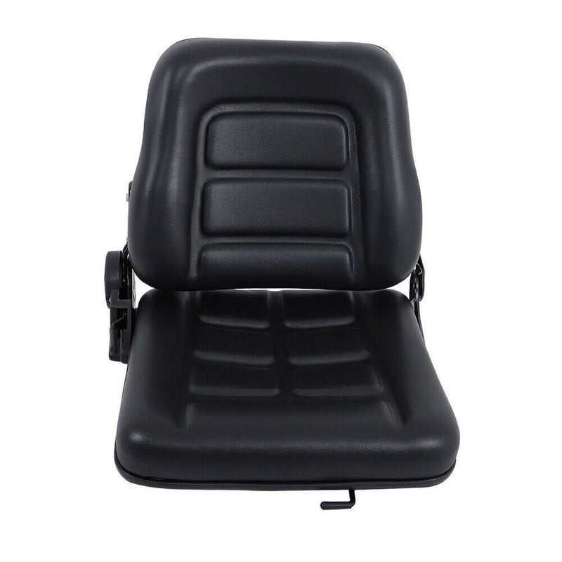 DURAFORCE Forklift Tractor Seat Adjustable Backrest Slide PVC Leather Suspension
