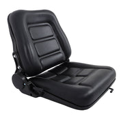 DURAFORCE Forklift Tractor Seat Adjustable Backrest Slide PVC Leather Suspension