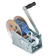 DURAFORCE 3500 lbs Dual Gear Hand Winch Hand Crank Manual Boat ATV RV Trailer