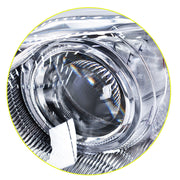 DURAFORCE Pair Headlight For 2012-2014 Toyota Camry Projector Halogen Type Chrome