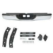 DURAFORCE Rear Step Bumper Complete Assembly For 00-06 Toyota Tundra Chrome Steel