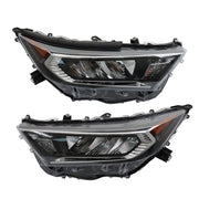 DURAFORCE Left+Right Headlight For 2019 2020 2021 2022 Toyota RAV4 LE XLE LED Lamp