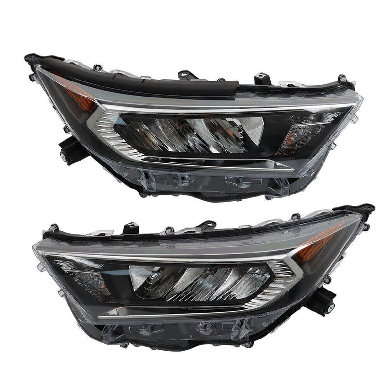 DURAFORCE Left+Right Headlight For 2019 2020 2021 2022 Toyota RAV4 LE XLE LED Lamp