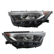 DURAFORCE Left+Right Headlight For 2019 2020 2021 2022 Toyota RAV4 LE XLE LED Lamp