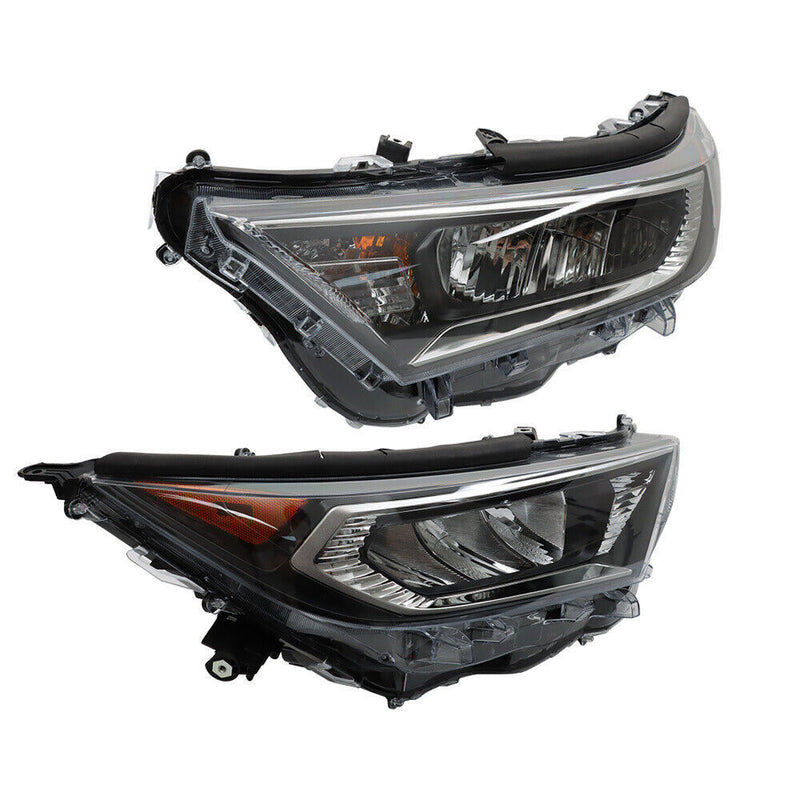 DURAFORCE Left+Right Headlight For 2019 2020 2021 2022 Toyota RAV4 LE XLE LED Lamp