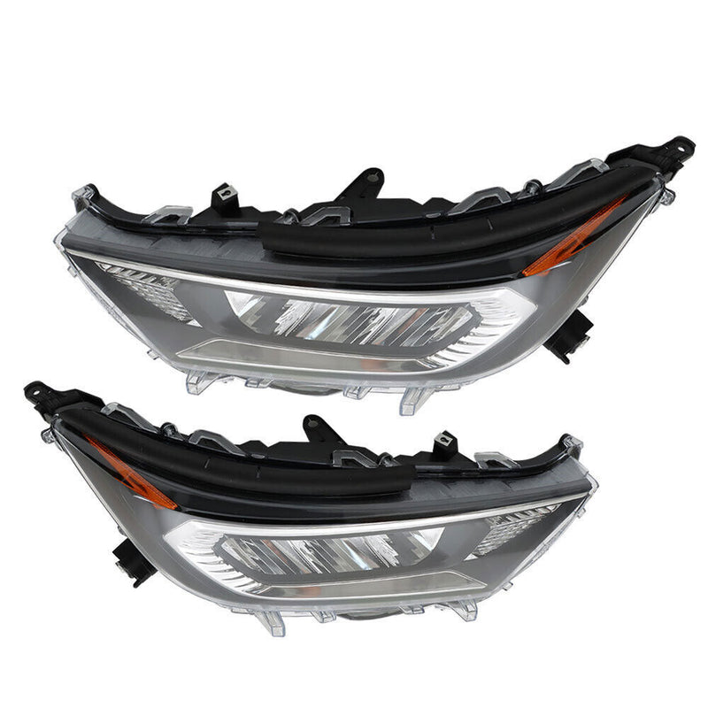 DURAFORCE Left+Right Headlight For 2019 2020 2021 2022 Toyota RAV4 LE XLE LED Lamp