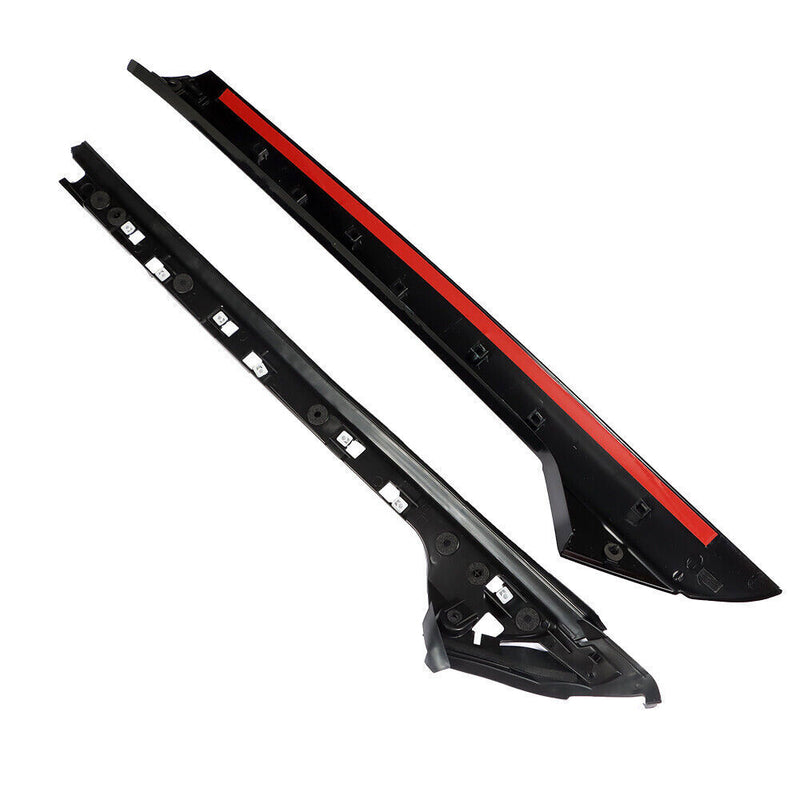 DURAFORCE A-Pillar Molding Trim Pair Windshield Left Side For 11-19 Ford Explorer