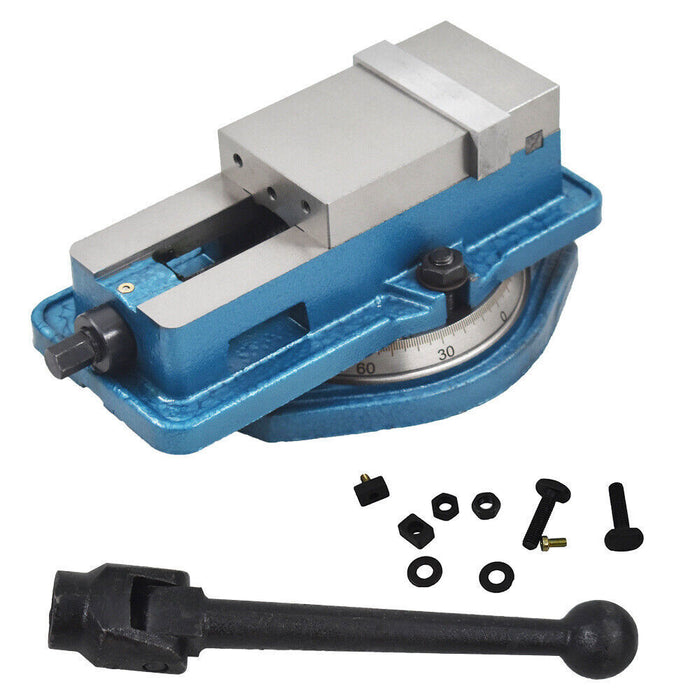 DURAFORCE 3'' Bench Clamp Lock Vise Precision With 360 Swivel Base Milling Machine New