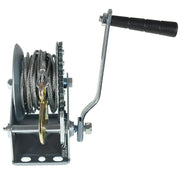 DURAFORCE High Carbon Steel Hand 1200lbs Winch Crank Gear Winch Cable Suitable For Trail