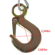 DURAFORCE High Carbon Steel Hand 1200lbs Winch Crank Gear Winch Cable Suitable For Trail