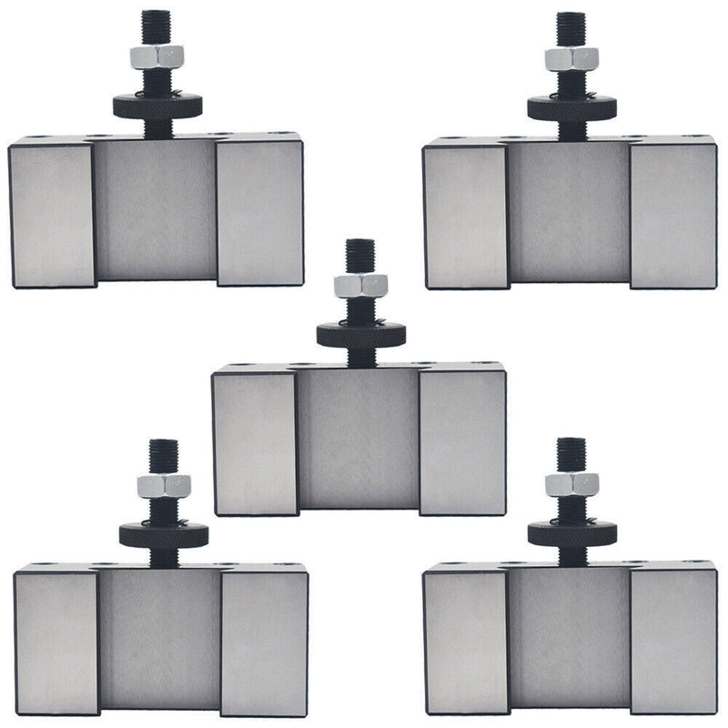 DURAFORCE 5 Pcs BXA #2 250-202 Quick Change Turning Facing & Boring Tool Post Holder Lathe