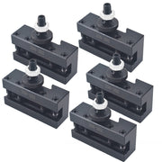 DURAFORCE 5 Pcs BXA #2 250-202 Quick Change Turning Facing & Boring Tool Post Holder Lathe