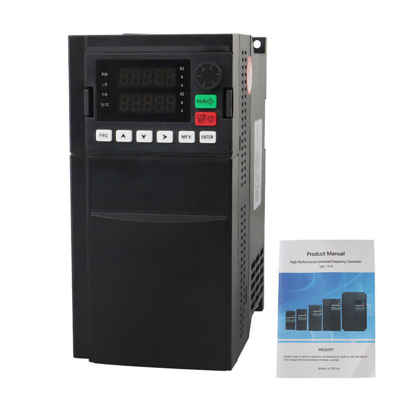 DURAFORCE 1 To 3 Phase 7.5KW 10HP 220V Variable Frequency Drive Inverter CNC VFD VSD