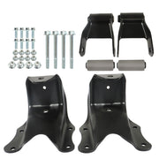 DURAFORCE Rear Leaf Spring Shackle Bracket Hanger Kit For 1980-1996 Ford F150 F250