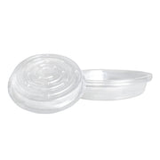 DURAFORCE 5 Pack Flowers Pot 12'' Plastic Clear Reusable Sturdy Saucer Plant Drip Trays