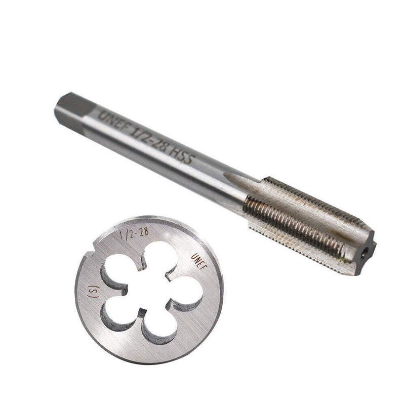DURAFORCE 1/2"-28 Gunsmithing Tap and Die Set (1/2"x28) 22LR 223 5.56 9mm