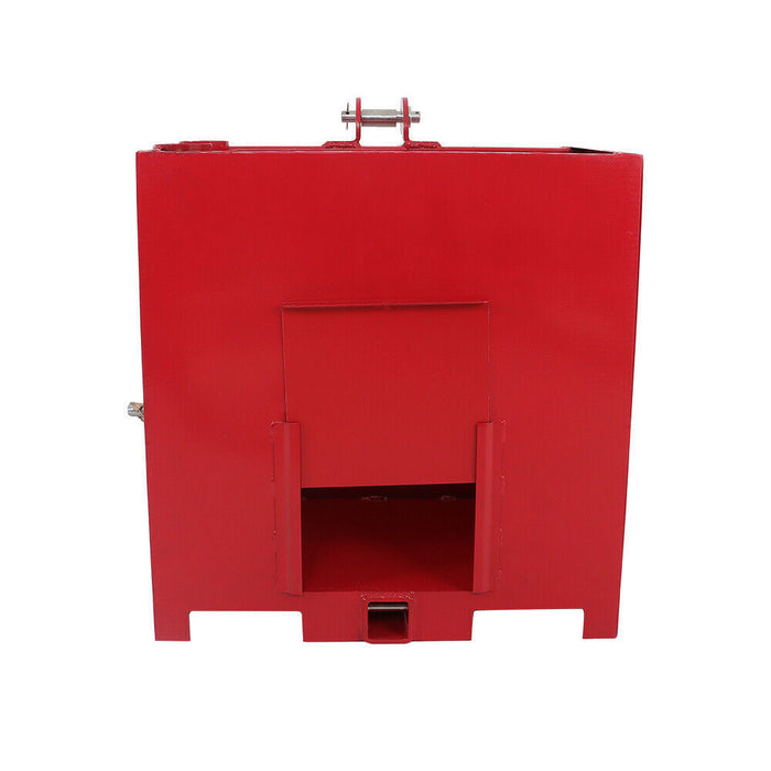 DURAFORCE 3 Point Hitch Ballast Box W/ 2'' Quick Hitch Receiver For 3 Point Cat 1 800LBS