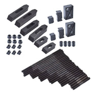 DURAFORCE 58 Piece 1/2 T-Slot Clamping Kit Mill Machinist Set W/3/8-16 Studs